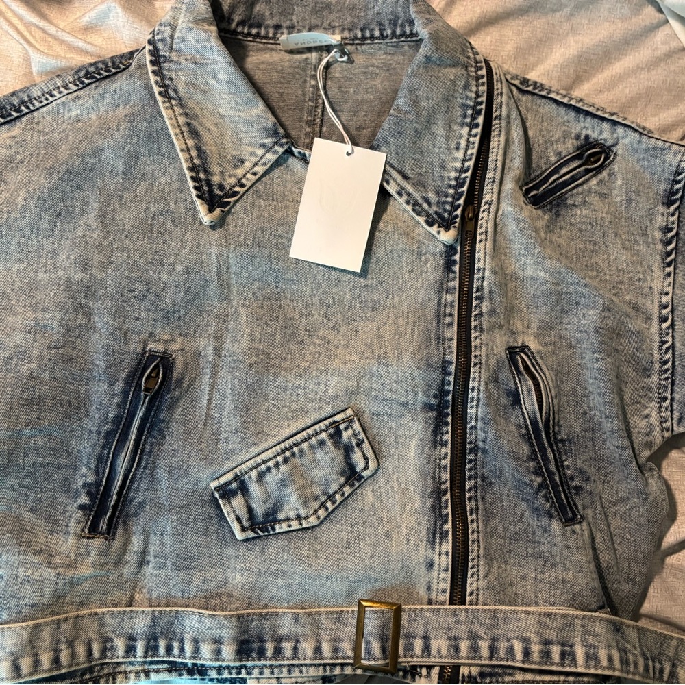 Acid Wash Jean Jacket from Andree By Unit Denim Jacket Sz. S, M & L
